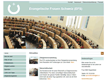 Tablet Screenshot of efs-fps.ch
